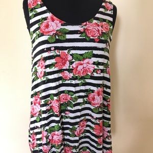 Essential Tank, long, flowy, and flattering top.